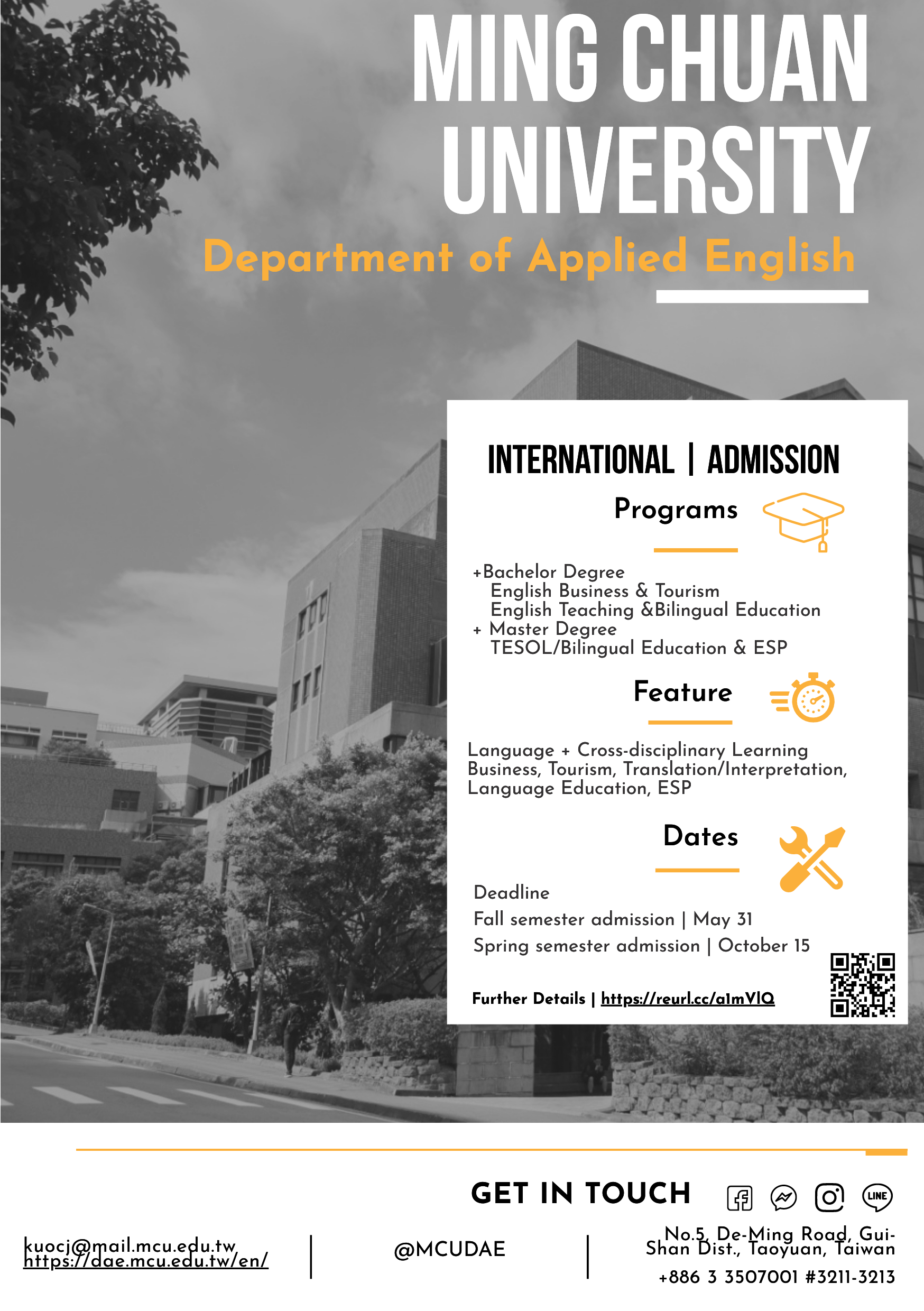 Featured image for “Admission Information for International Students”